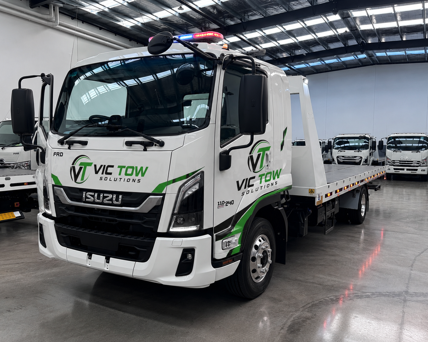 Victow Solutions tilt-tray truck